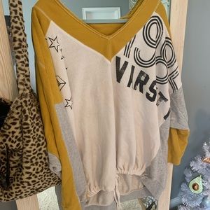 Free People Oversized Sweatshirt